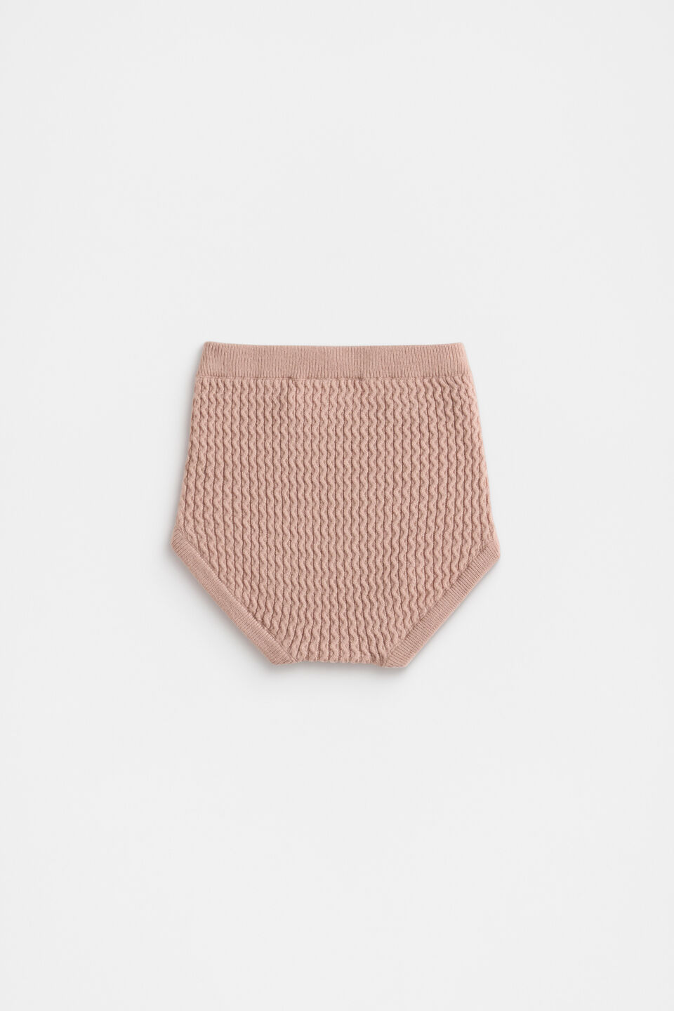Cable Knit Bloomer  Blush Pink