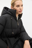 Longline Puffer Coat  Black  hi-res