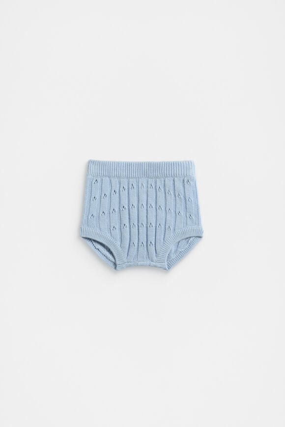 Pointelle Knit Bloomer  Pale Blue  hi-res