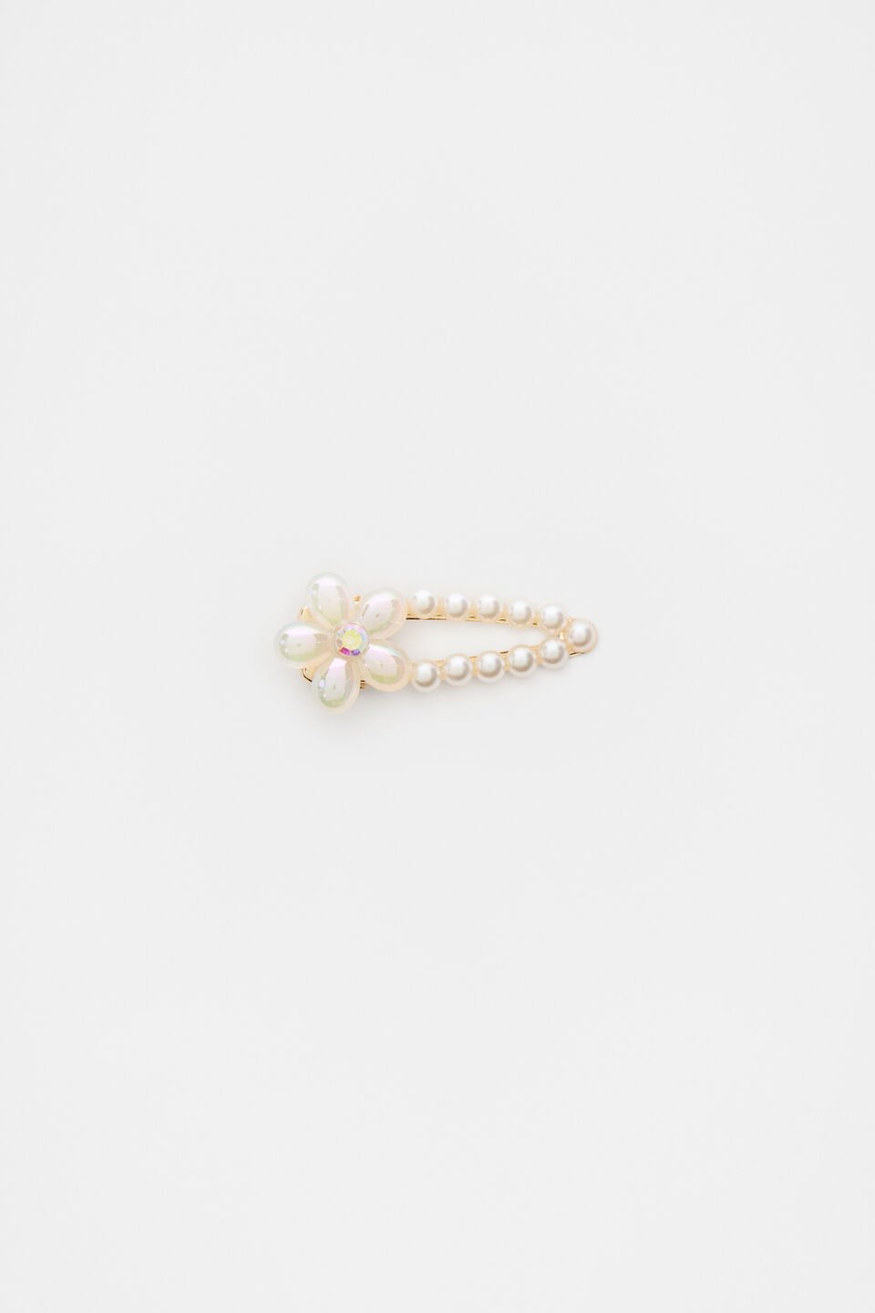 Large Pearl Duck Clip  Multi