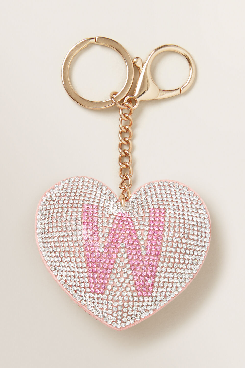 Jewel Initial Keyring  