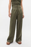 Core Linen Waisted Pant  Olive Leaf  hi-res