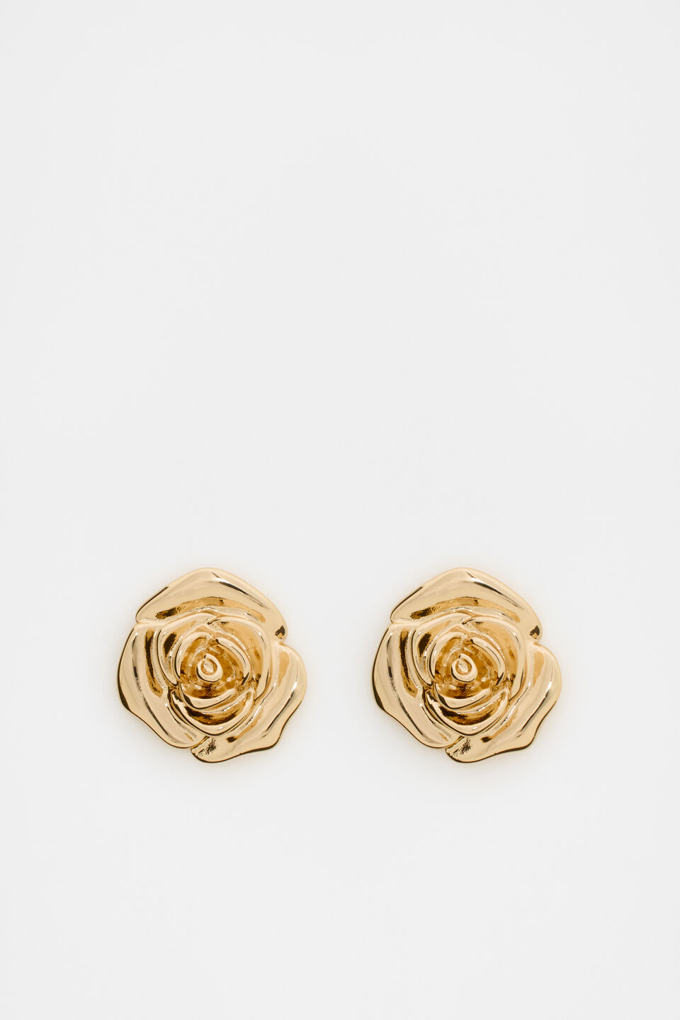 Rosette Stud  Gold