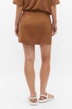 Core Linen Mini Skirt  Cinnamon Spice  hi-res