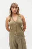 Knit Halter Vest  Rosemary  hi-res