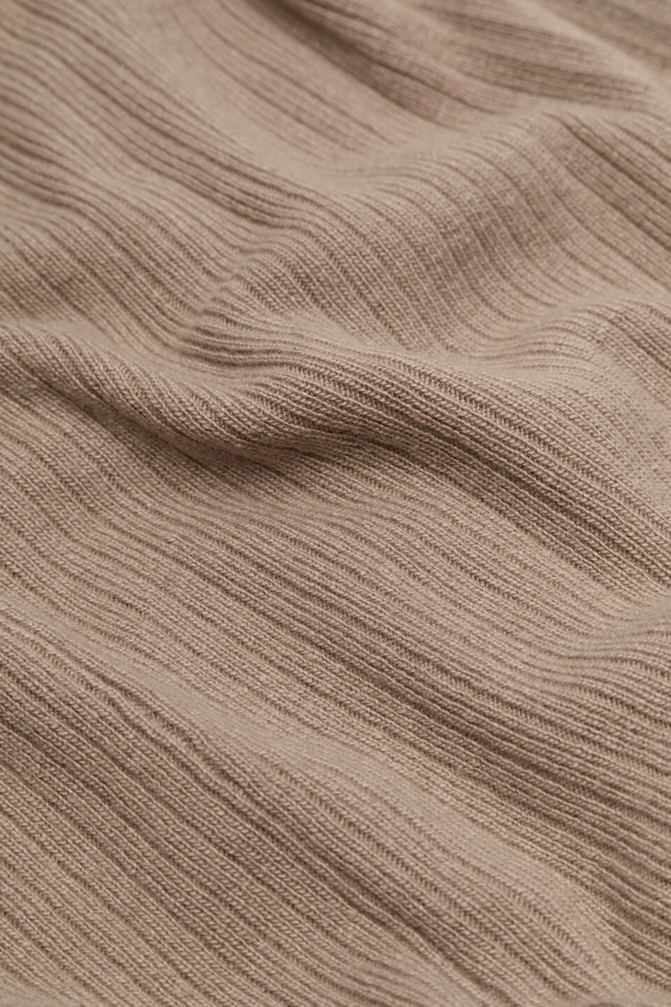 Rib Knit Poncho  Cookie