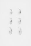 Sculptural Twist Ear Pack  Silver  hi-res