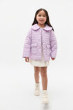 Quilted Collar Jacket  Soft Lilac  hi-res