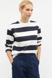 Oversized Stripe Top  Twilight Blue Stripe  hi-res