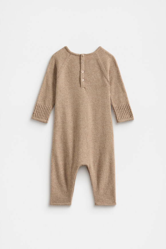 Cable Knit Jumpsuit  Nutmeg Marle  hi-res