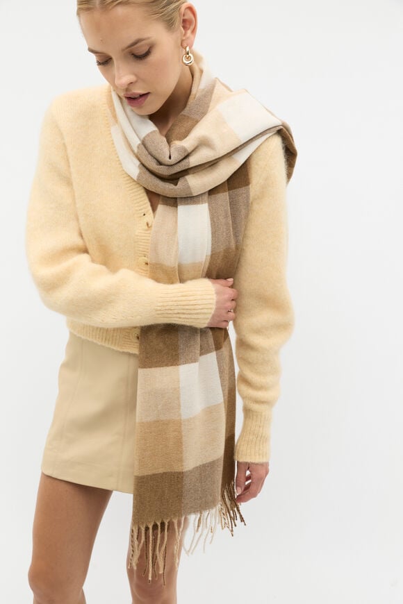 Check Scarf  Amaretto  hi-res