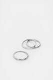 Waterproof Ring Set  Silver  hi-res