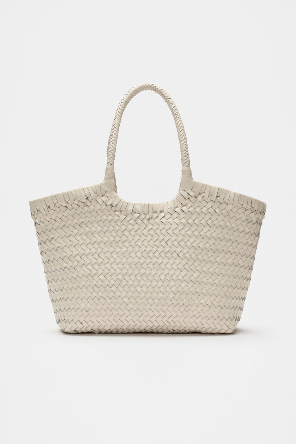 Leather Basket Bag  Tofu