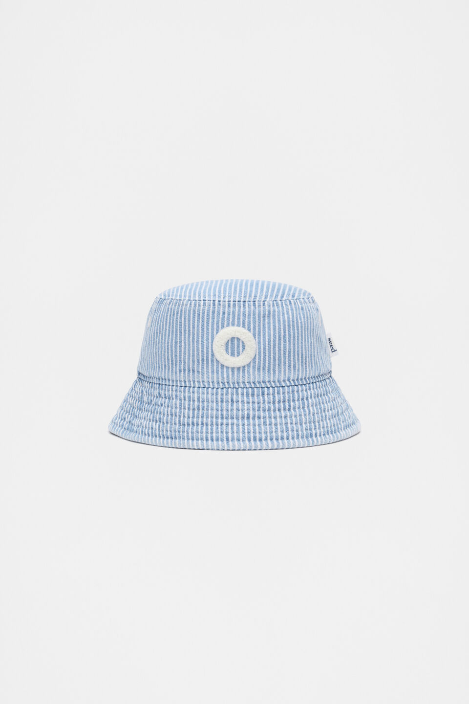 Blue Mini Initial Bucket Hat  O
