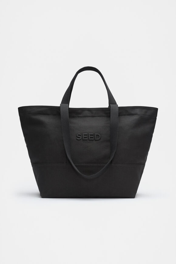 Seed Overnight Tote  Black  hi-res