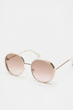 Nadia Round Sunglasses  Cream  hi-res