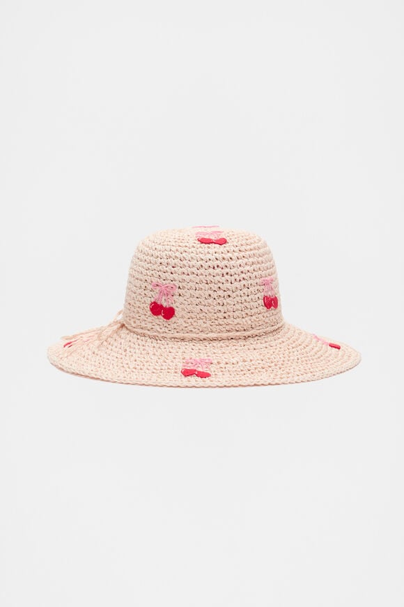 Cherry Straw Hat  Cherry Blossom  hi-res