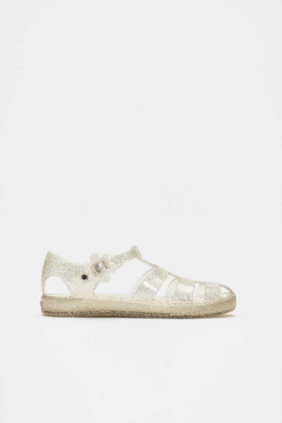 Cage Jelly Sandal  Gold Glitter  hi-res