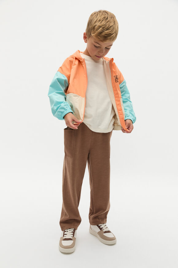 Colourblock Logo Jacket  Multi  hi-res