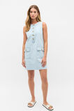 Denim Pocket Mini Dress  Sky Wash  hi-res