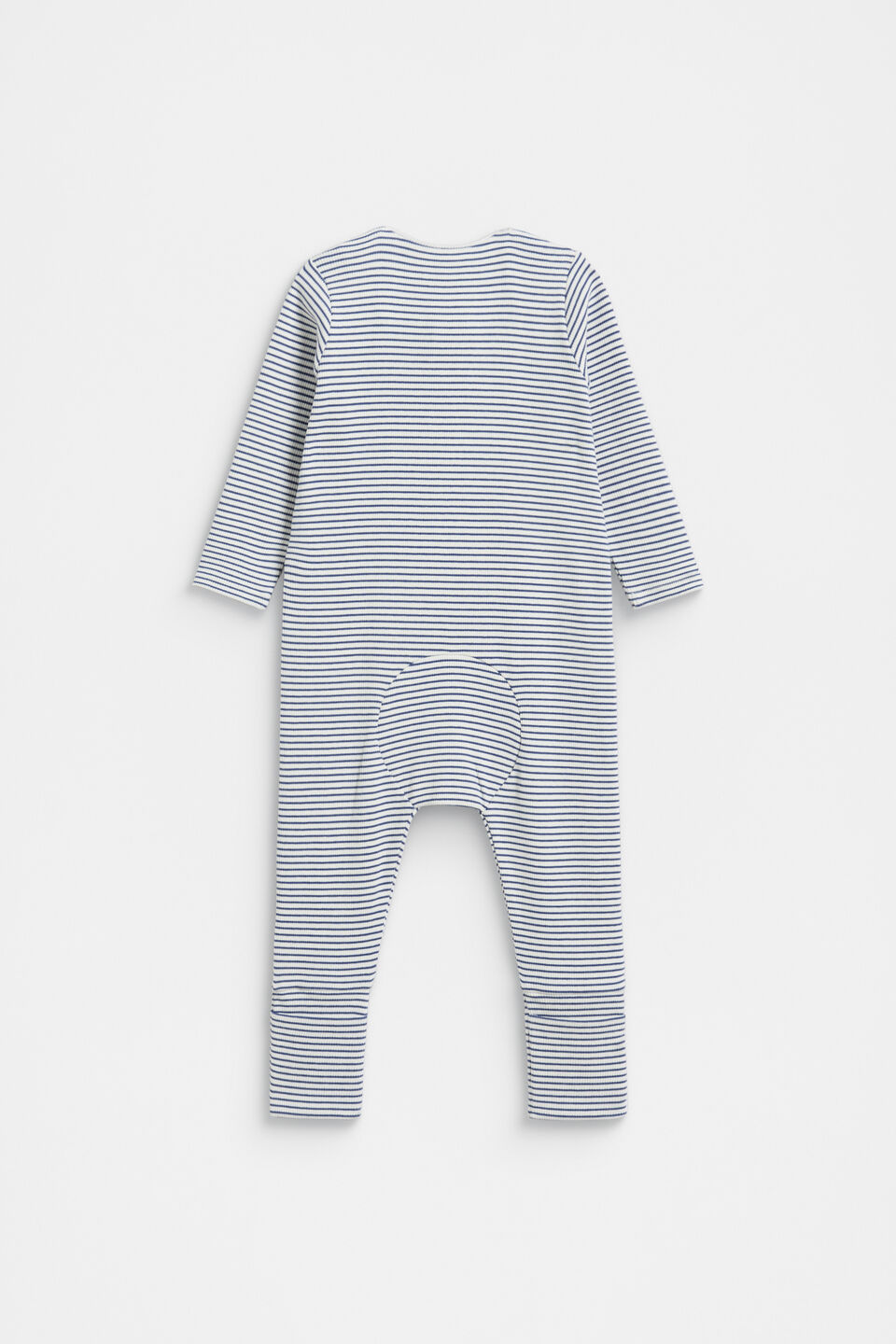 Core Logo Zipsuit  Navy Stripe