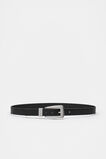 Isla Oversized Buckle Belt  Black Silver  hi-res