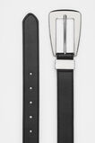 Isla Oversized Buckle Belt  Black Silver  hi-res