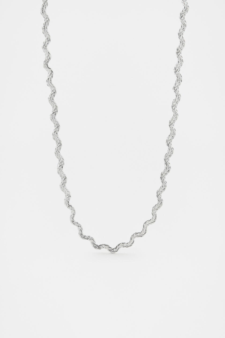 Ripples Chain Necklace  Silver