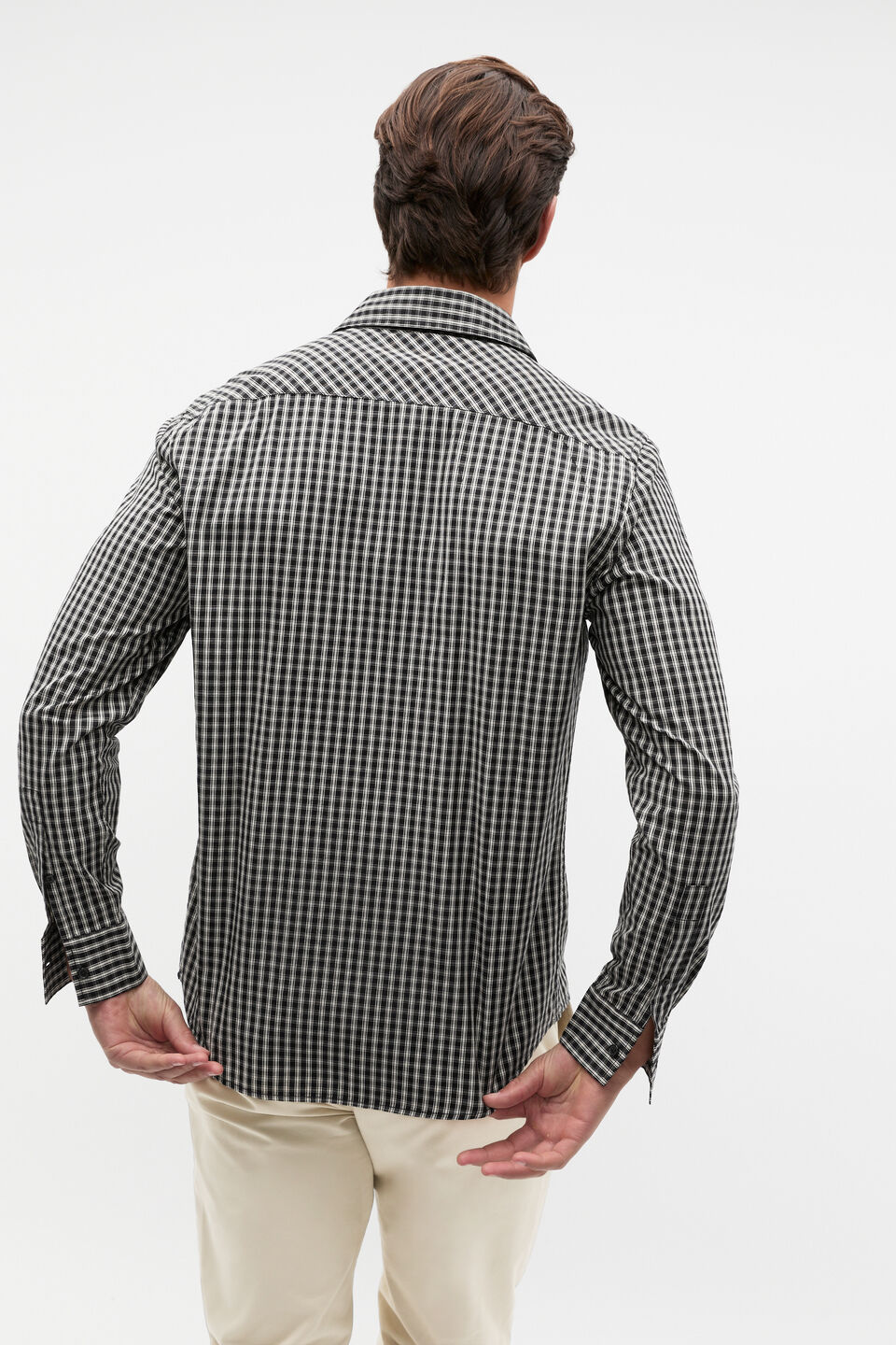 Check Shirt  True Black