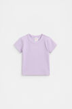 Core Logo Rib Tee  Lavender  hi-res