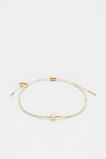 Pearly Cord Bracelet  Cream  hi-res