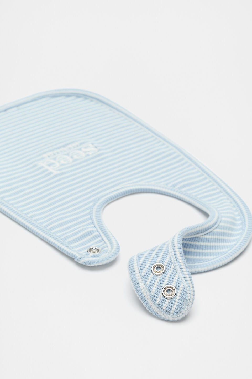 Core Rib Logo Bib  Blue Stripe