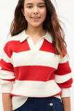 Polo Knit Sweater  Poppy Red  hi-res
