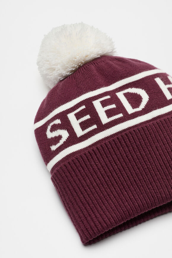 Collegiate Beanie  Deep Berry  hi-res
