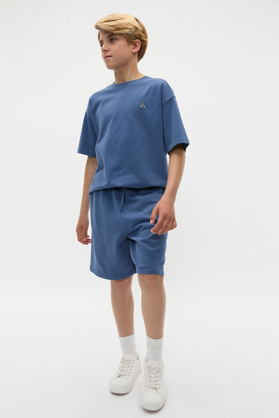 Garment Dye Tee  Washed Navy