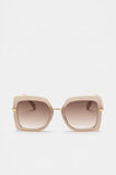 Sophie Oversized Sunglasses  Oat  hi-res