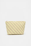 Woven Textured Pouch  Lemongrass  hi-res