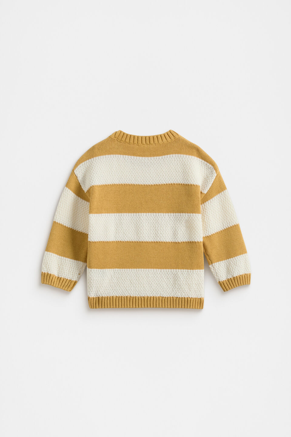 Stripe Knit Sweater  Saffron