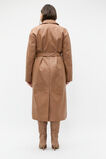 Leather Coat  Amaretto  hi-res