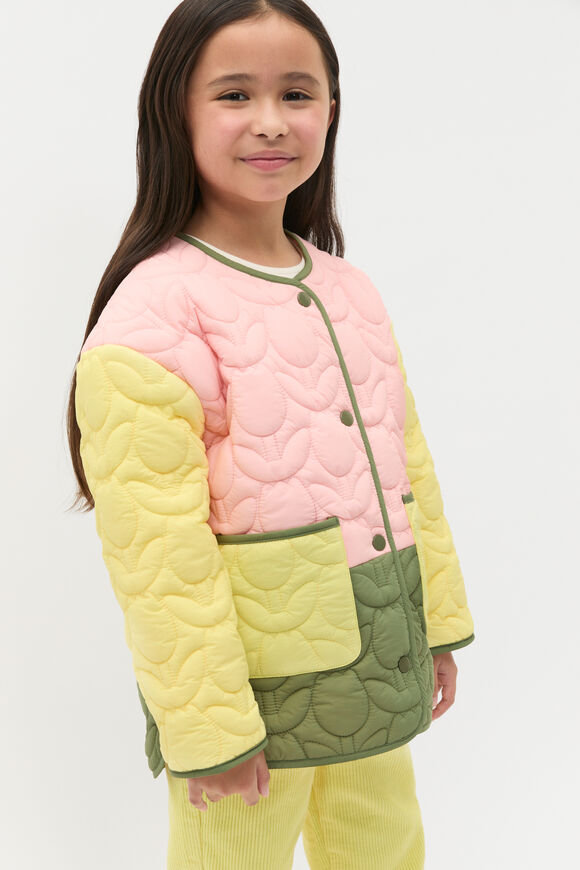 Tulip Quilted Jacket  Rose Petal  hi-res