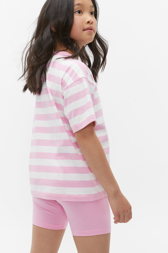 Core Stripe Tee  Candy Pink Stripe  hi-res