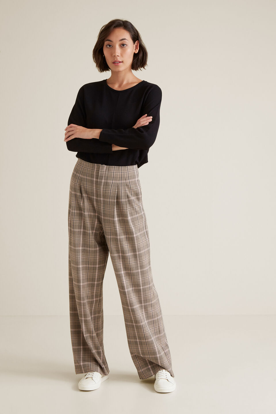 Wide Leg Suit Pant  