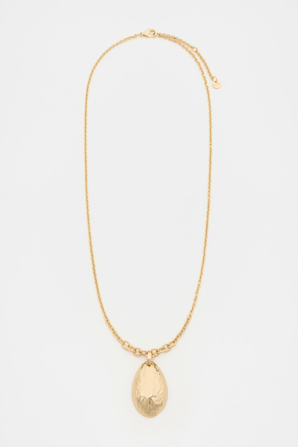 Petal Pendant Necklace  Gold