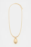 Petal Pendant Necklace  Gold  hi-res