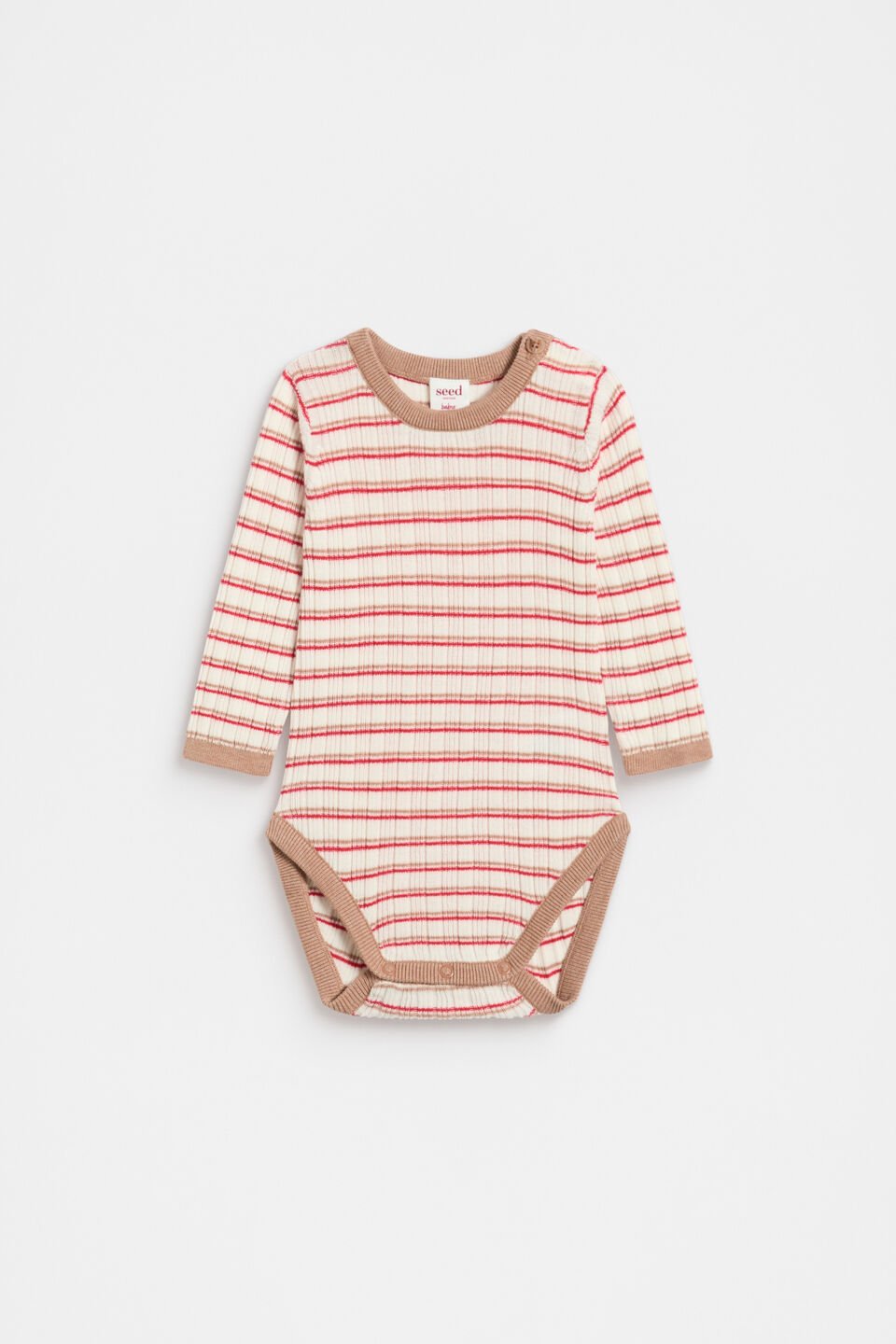 Stripe Knit Bodysuit  Multi