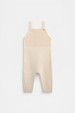 Rib Knit Overall  Soft Cream  hi-res