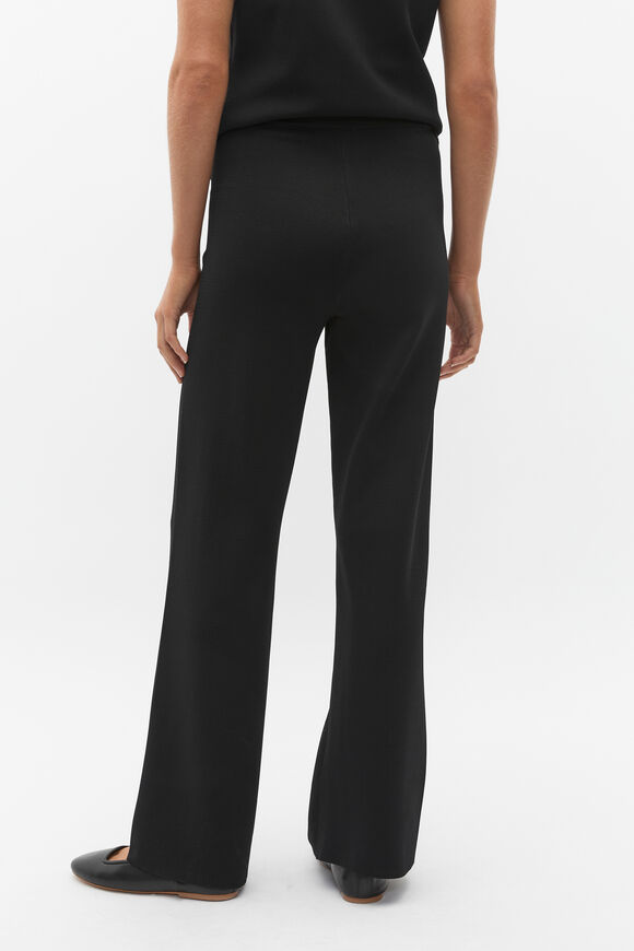Crepe Knit Pant  Black  hi-res