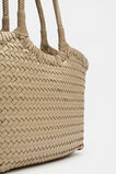 Leather Basket Bag  Rye  hi-res
