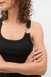 Hardware Detail Tank  Black  hi-res