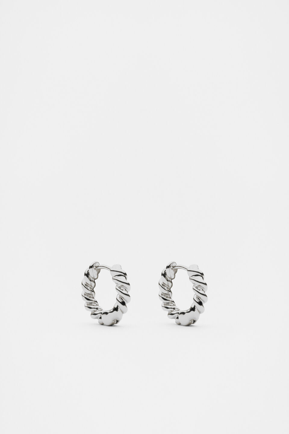 Fine Rope Earring  Silver